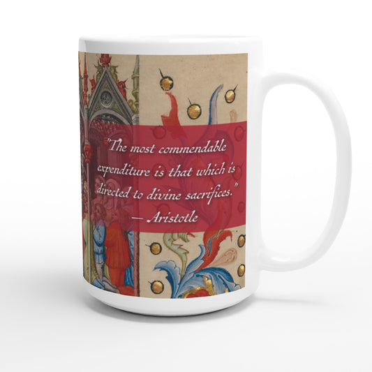 Aristotle "Divine Sacrifices" 15oz Ceramic Mug